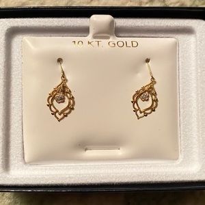 10K gold earrings